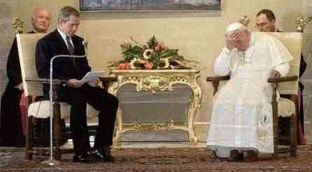 Bush y el Papa
