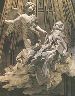 "El éxtasis de Santa Teresa" Gianlorenzo Bernini esculpido entre 1646 y 1652