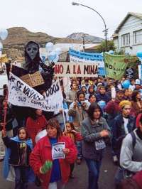 Manifestación el 20- MAR-03 por el "No a la mina"