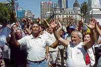 Argentinos manifestando