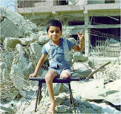 Niño iraquí clama por paz