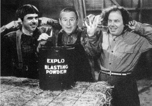 Aznar, Bush y Blair, los nuevos 3 chiflados