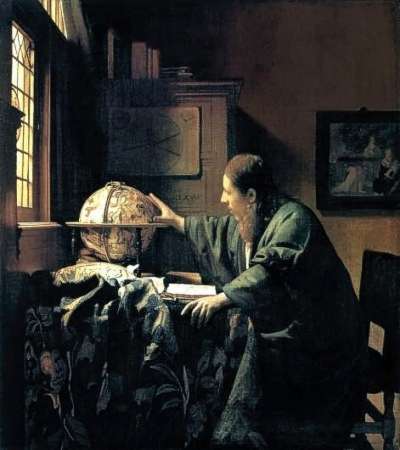 "El astrónomo" de Johannes Vermeer (1668) - Museo del Louvre